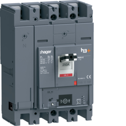 HEW251NR Interruttore automatico h3+ P630 energy 4poli 250A 70kA neutro regolabile