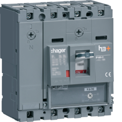 HHS051BC Interruttore automatico h3+ P160 magnetico 4poli 50A 25kA