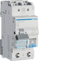 ARC920D DISPOSITIVO RILEVAZIONE GUASTO D'ARCO AFDD 1P+N 20A 6KA B 2M