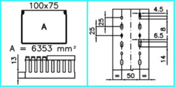 Sezione completa dei prodotti cross TD-HF - 100x75- Canaletta per cablaggio Halogen Free PC-ABS senza alogeni