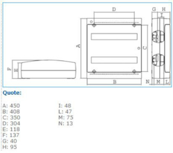 Divisori per cassetti portautensili 24 PZ/ H10/12,5cm - MASTER DE 36X36
