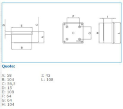 Sezione completa dei prodotti cross IP56 VM - 01 - Cassetta di derivazione ABS