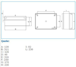 Sezione completa dei prodotti cross IP56 VM TRASP - 06 - Cassetta di derivazione ABS