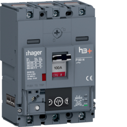 HNS100NC Interruttore automatico h3+ P160 energy 3poli 100A 40kA