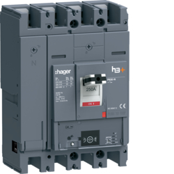HNW251NR Interruttore automatico h3+ P630 energy 4poli 250A 40kA neutro regolabile