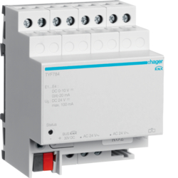 TYF784 MODULO KNX TP 4 IN ANALOGICI 4M - 24V AC