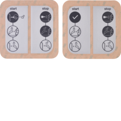 XEVA300 Lotto di accessori spiritosi adesivi IOT (fronte) (gratuito,  con chiave)