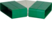 B02609 MC45 110x30 Curva piana per canale Metrò Fast BIANCO