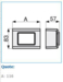 Sezione completa dei prodotti cross SMN 3 AP - Scatola porta apparecchi ABS