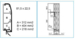 Sezione completa dei prodotti cross TBN - 81,5x22,5 - Canale battiscopa PVC