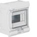 VE106PN Vector Centralino Ip65 Da Parete Porta Trasparente 6 Mod Per Esterno